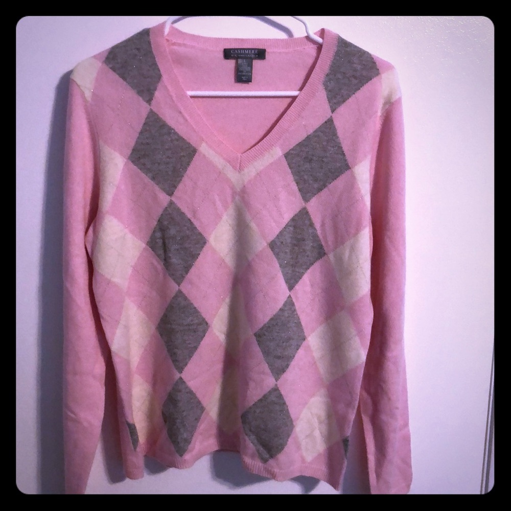 Charter Club Pink Cashmere Sweater - L